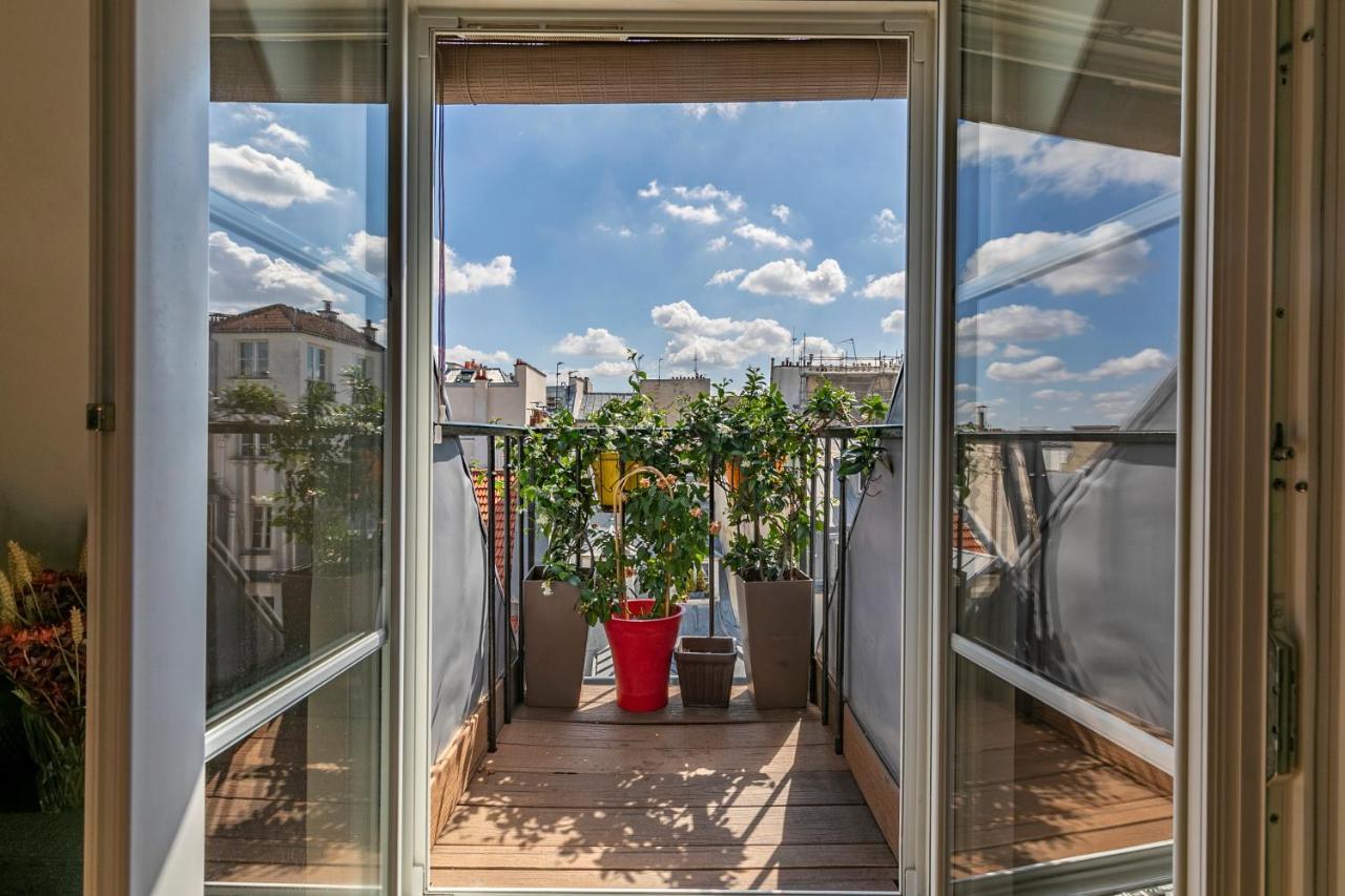 Paris Centre Dernier Etage Vue Ascenseur Apartment Exterior photo